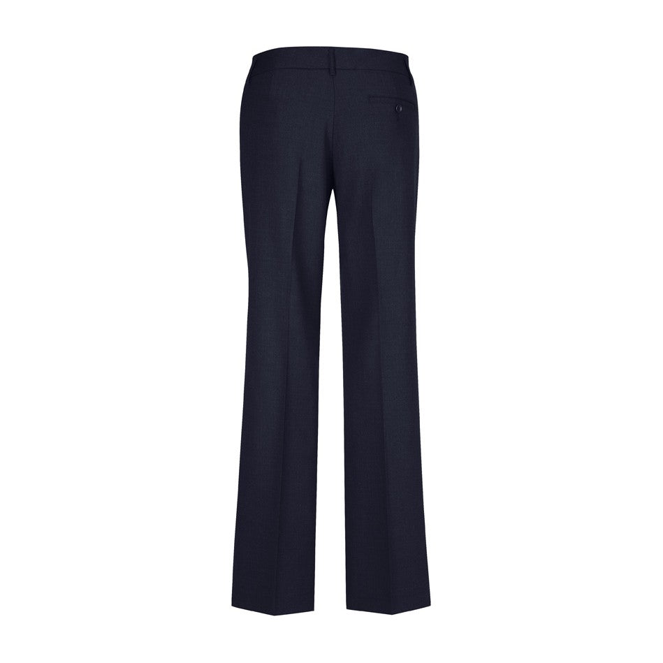 Biz Corporates Comfort Wool Stretch Womens Relaxed Pant 14011 in Navy, view 2