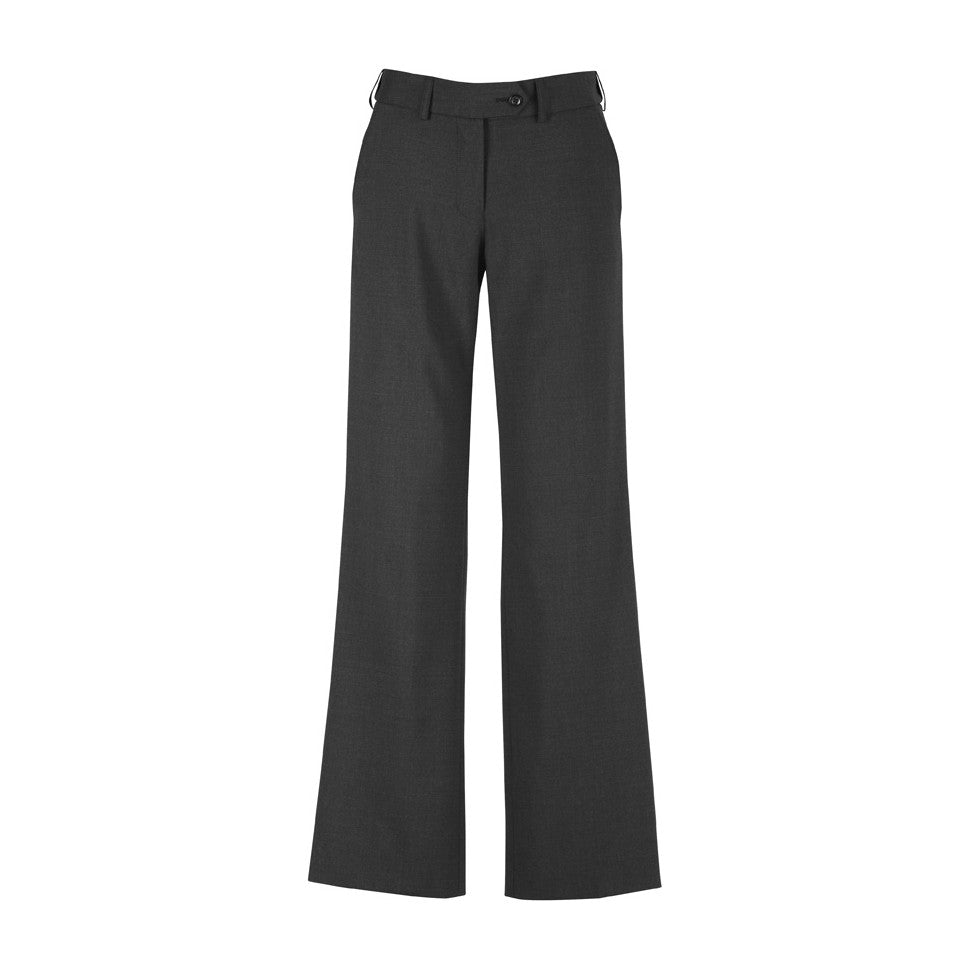 Biz Corporates Comfort Wool Stretch Womens Adjustable Waist Pant 14015 in Charcoal