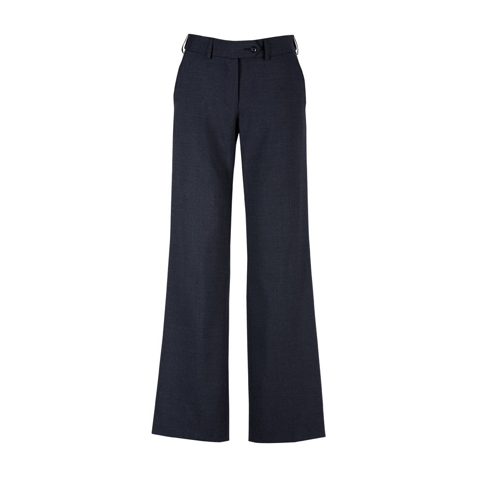 Biz Corporates Comfort Wool Stretch Womens Adjustable Waist Pant 14015 in Navy