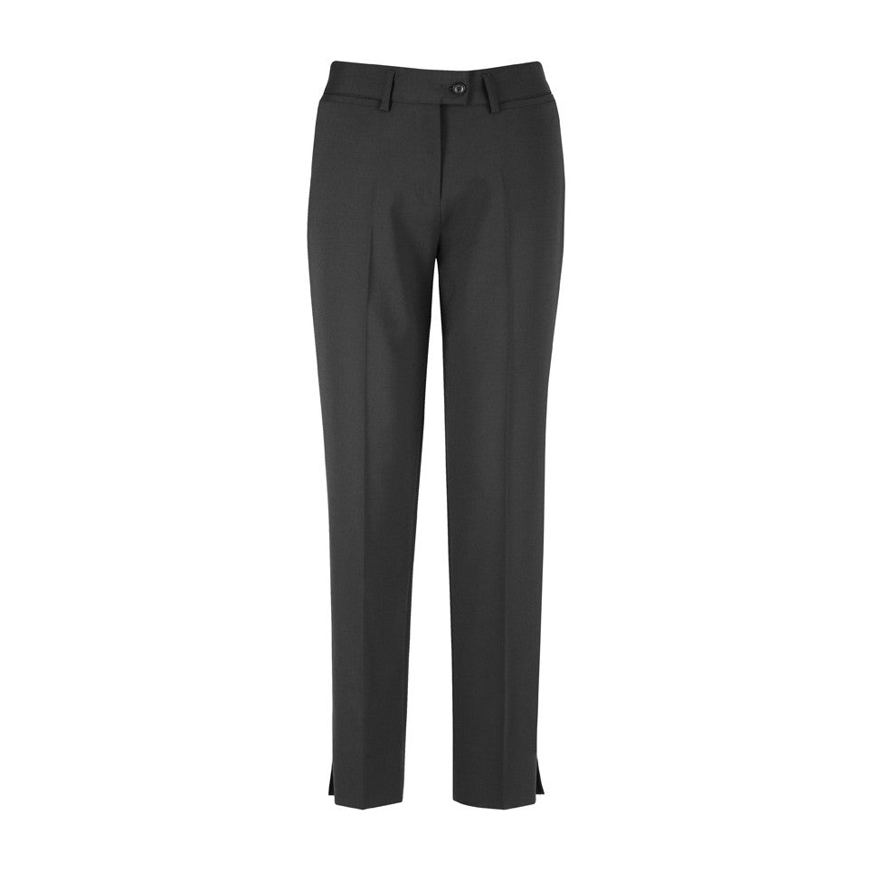 Biz Corporates Comfort Wool Stretch Womens Slim Leg Pant 14017 in Charcoal