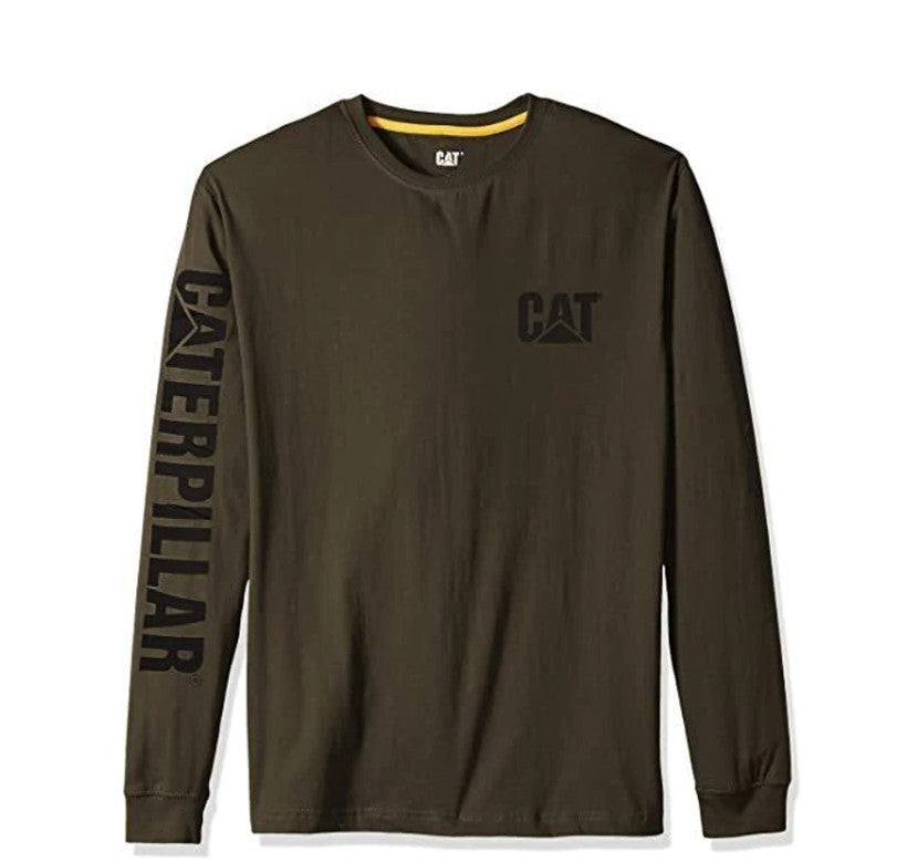 CAT Trademark Banner Long Sleeve Tee