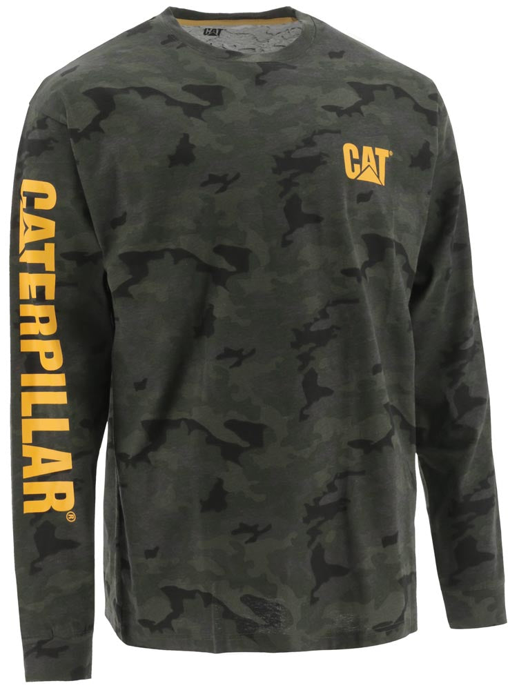CAT Trademark Banner Long Sleeve Tee