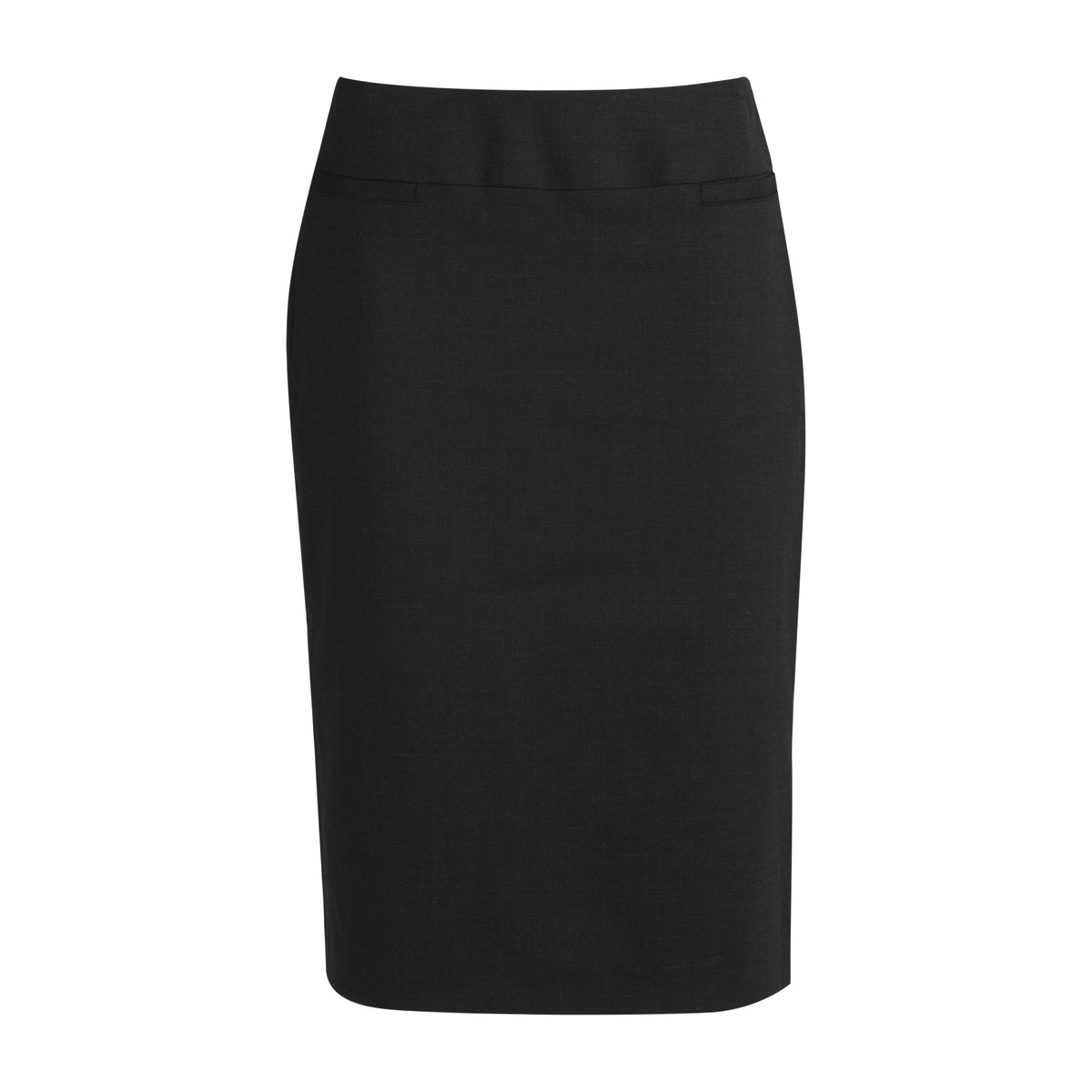 Biz Corporates Cool Stretch Womens Relaxed Fit Lined Skirt 20111 in Black