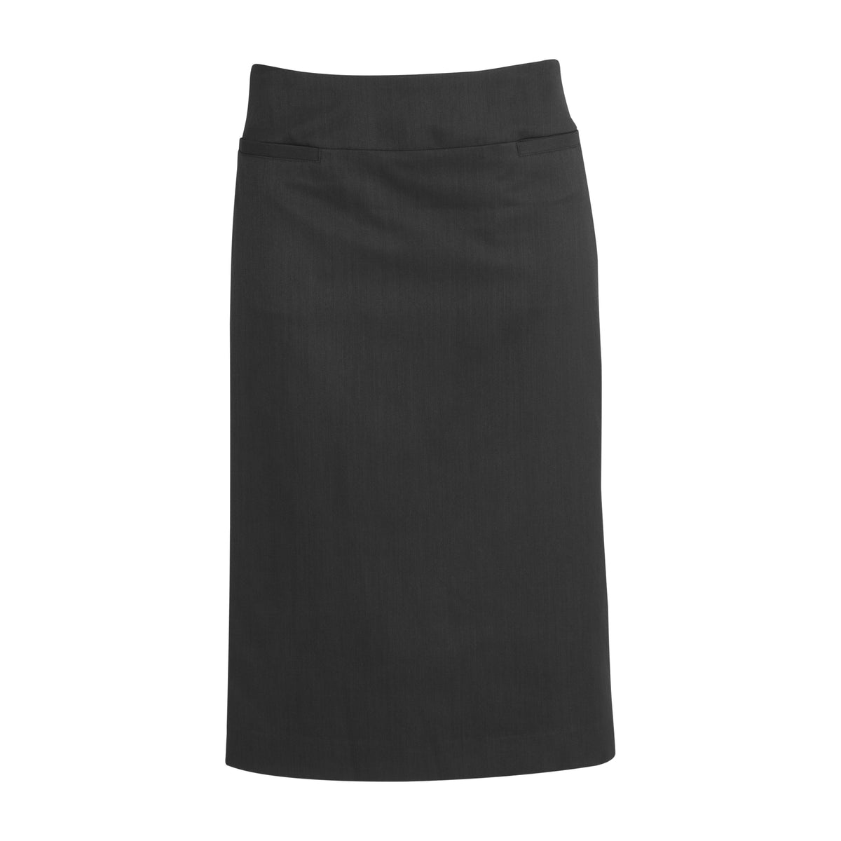 Biz Corporates Cool Stretch Womens Relaxed Fit Lined Skirt 20111 in Charcoal