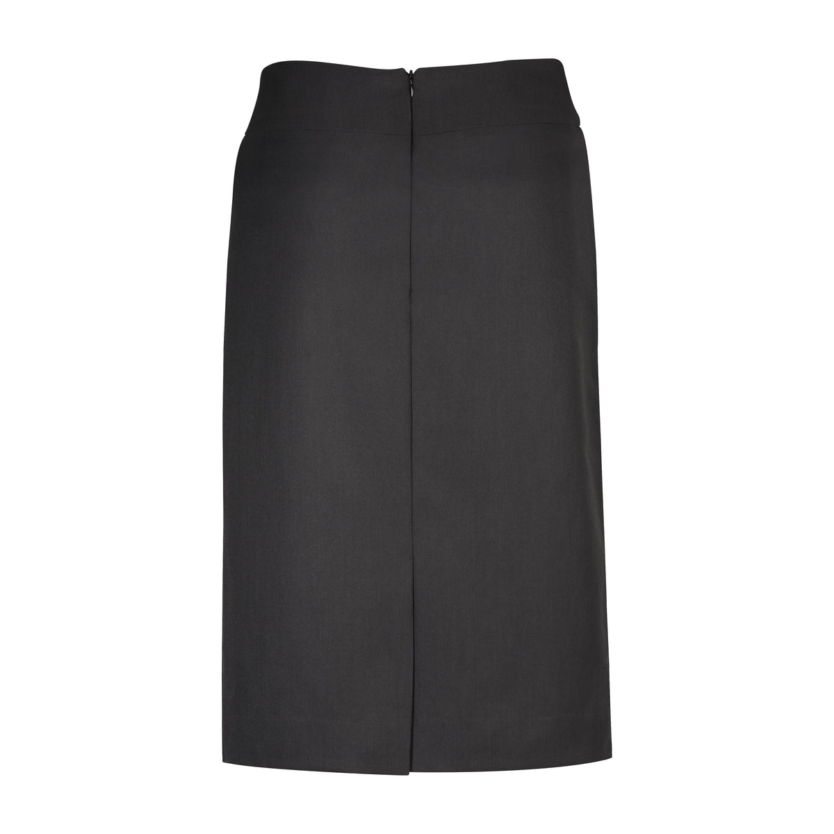 Biz Corporates Cool Stretch Womens Relaxed Fit Lined Skirt 20111 in Charcoal, view 2