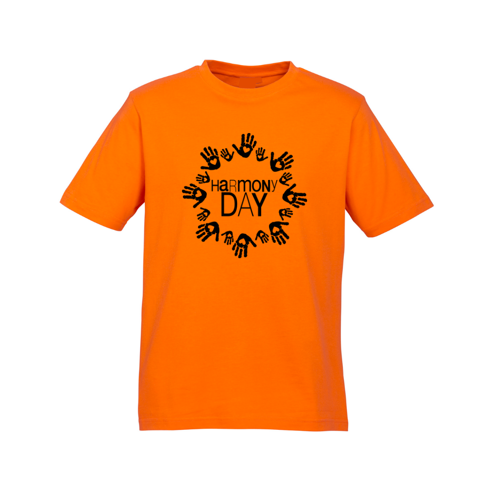 Kids Harmony Day T-Shirt Circle Hands