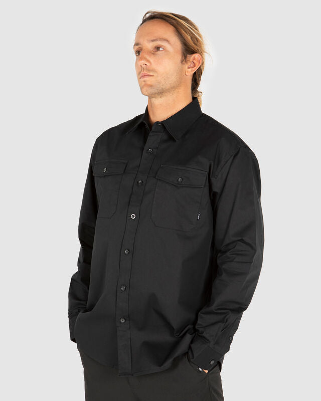 UNIT Task Mens Stretch Long Sleeve Shirt