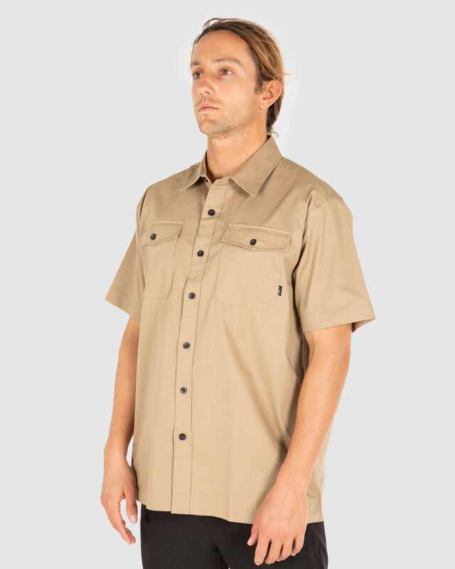 UNIT Task Mens Stretch Short Sleeve Shirt