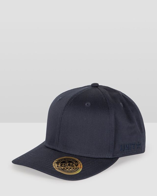 UNIT Legacy Premium 6 Panel Curve Peak Snapback