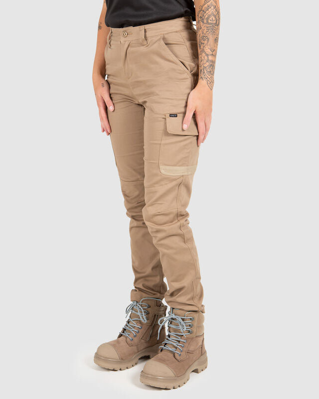 UNIT Staple Ladies Stretch Cargo Work Pants