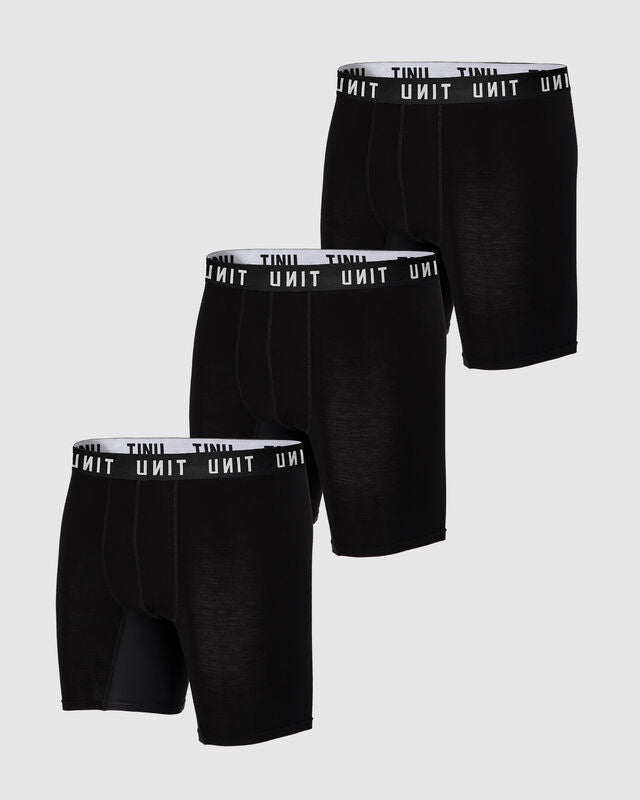 UNIT Mens Week to Week Bamboo Trunks 3-pack