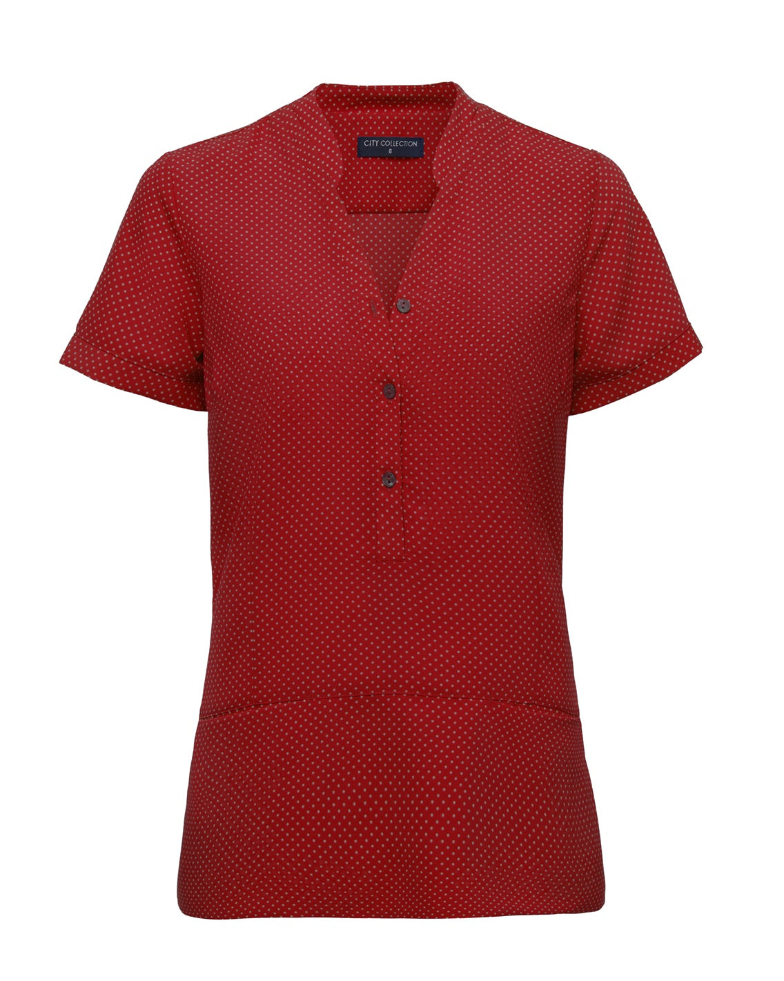 City Collection Stretch Spot Tunic
