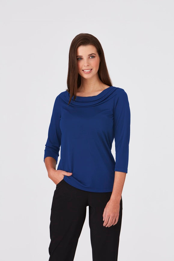 City Collection Eva Knit 3/4 Sleeve Top
