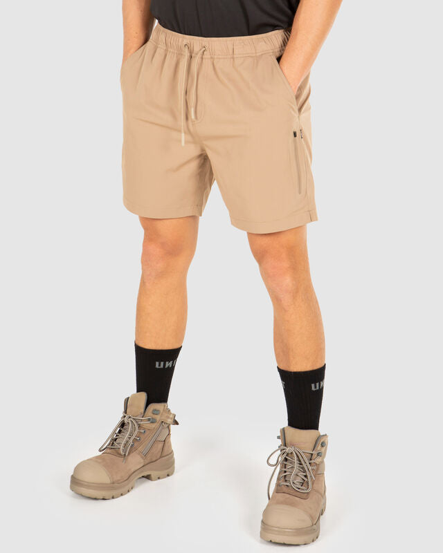 UNIT Form Flexlite Mens Elastic Work Shorts 19"