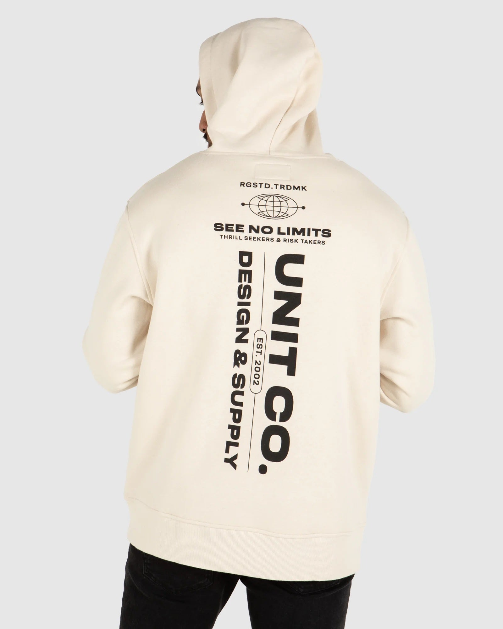 UNIT Mens Worldwide Pullover Hoodie