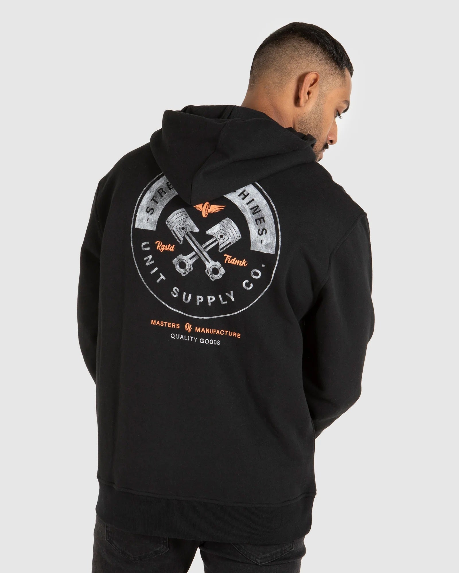 UNIT Mens Worx Pullover Hoodie