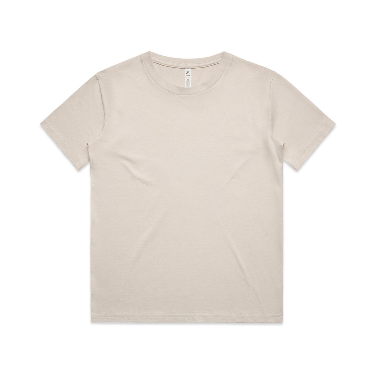 AS Colour Kids Block Tee 3050 in Bone