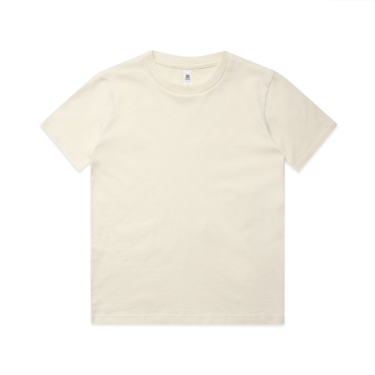 AS Colour Kids Block Tee 3050 in Ecru