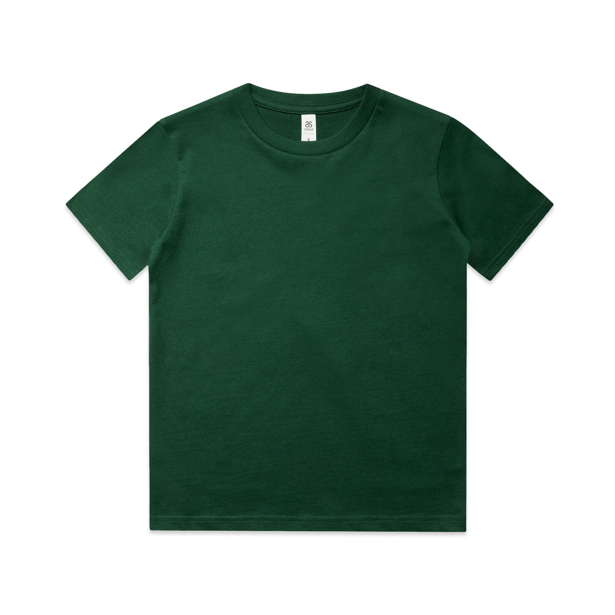 AS Colour Kids Block Tee 3050 in Forest Green