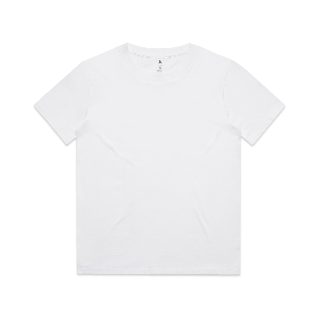 AS Colour Youth Block Tee 3051T in White