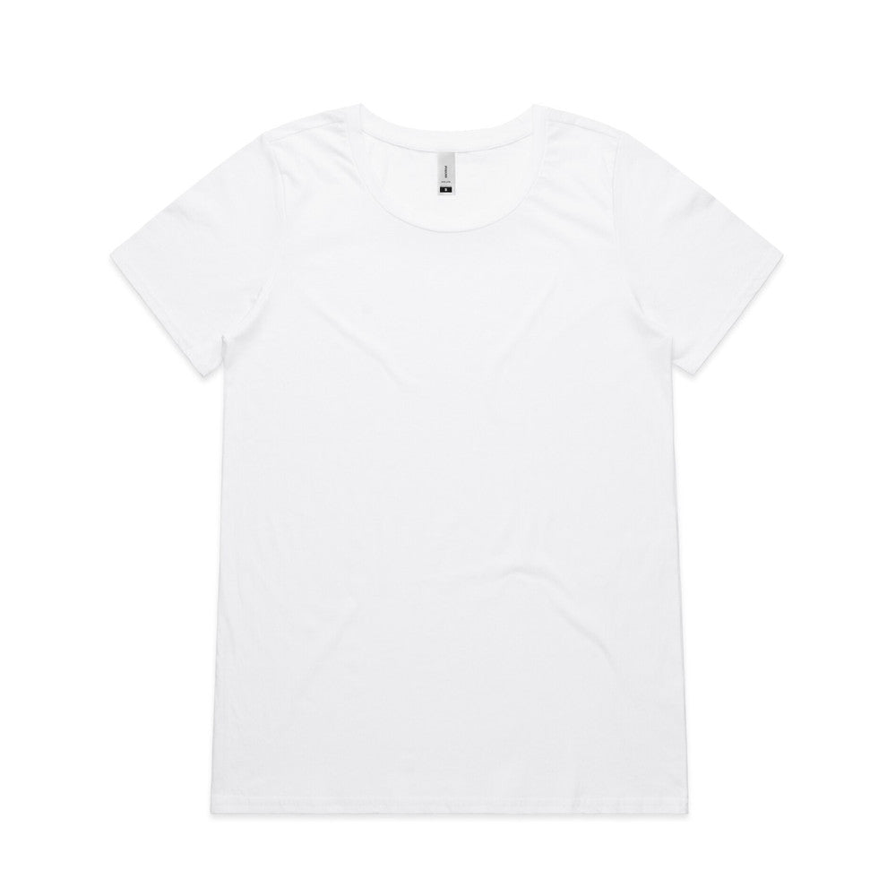 AS Colour Womens Shallow Scoop Tee 4011
