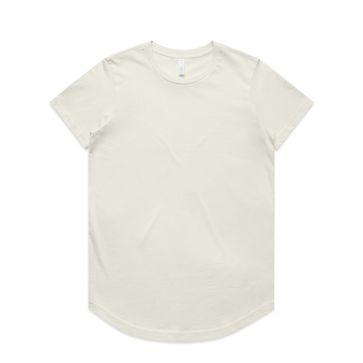 AS Colour Womens Maple Curve Tee 4024 in Ecru