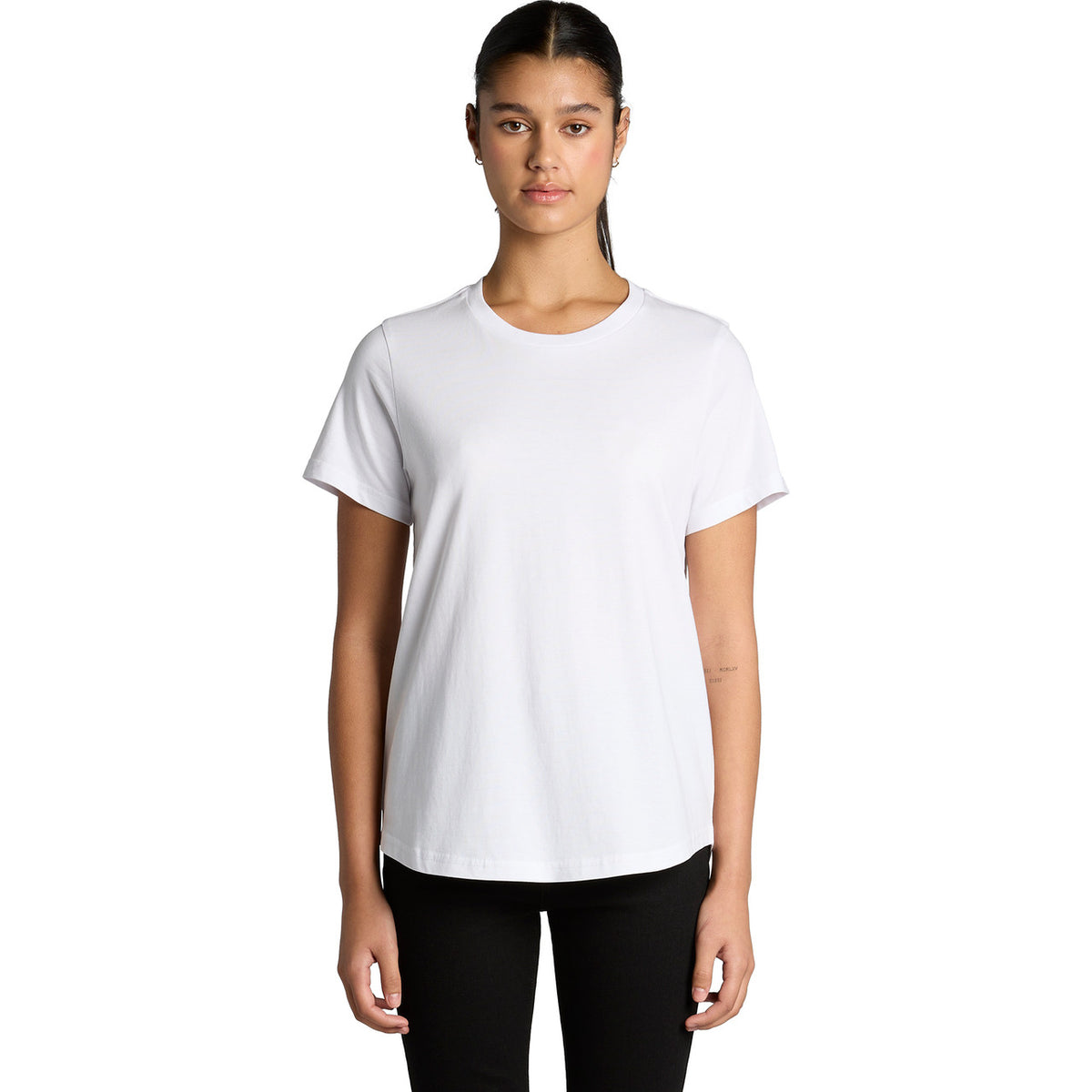 AS Colour Womens Maple Curve Tee 4024, front view