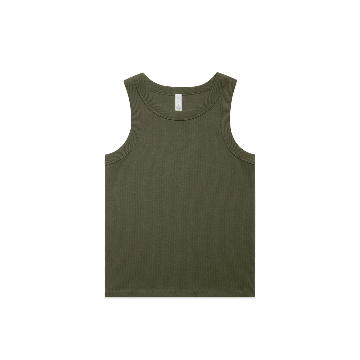 AS Colour Womens Organic Rib Tank 4063G in Army