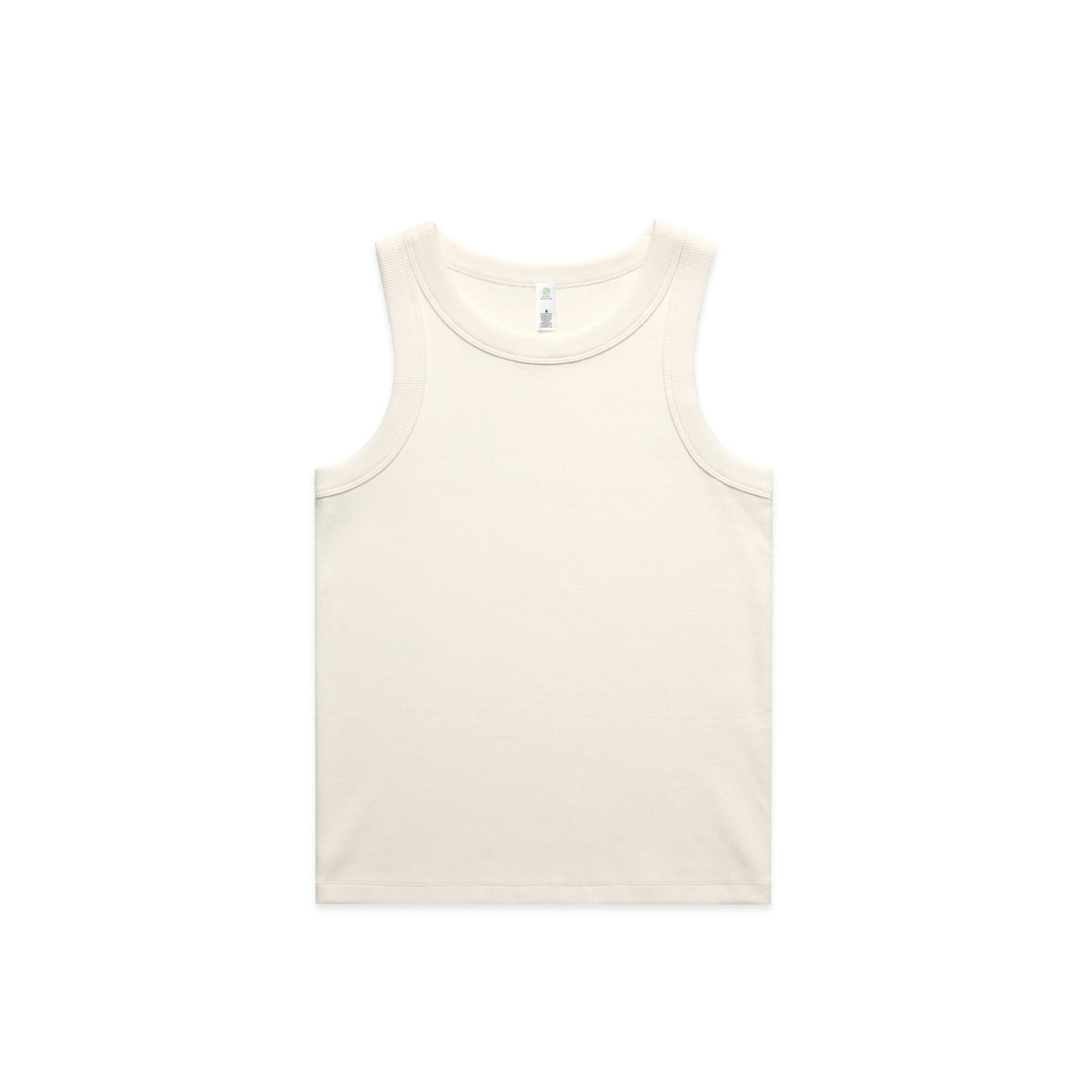 AS Colour Womens Organic Rib Tank 4063G in Ecru