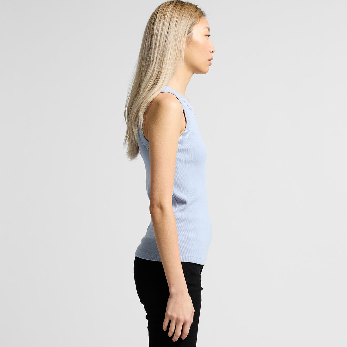 AS Colour Womens Organic Rib Tank 4063G, side view