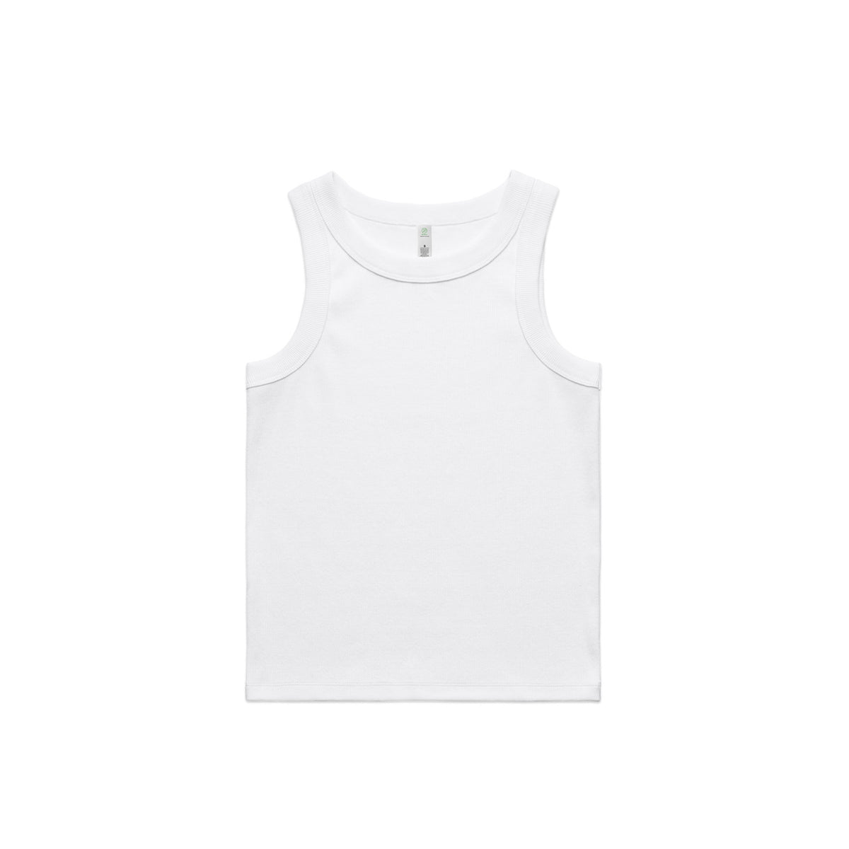 AS Colour Womens Organic Rib Tank 4063G in White