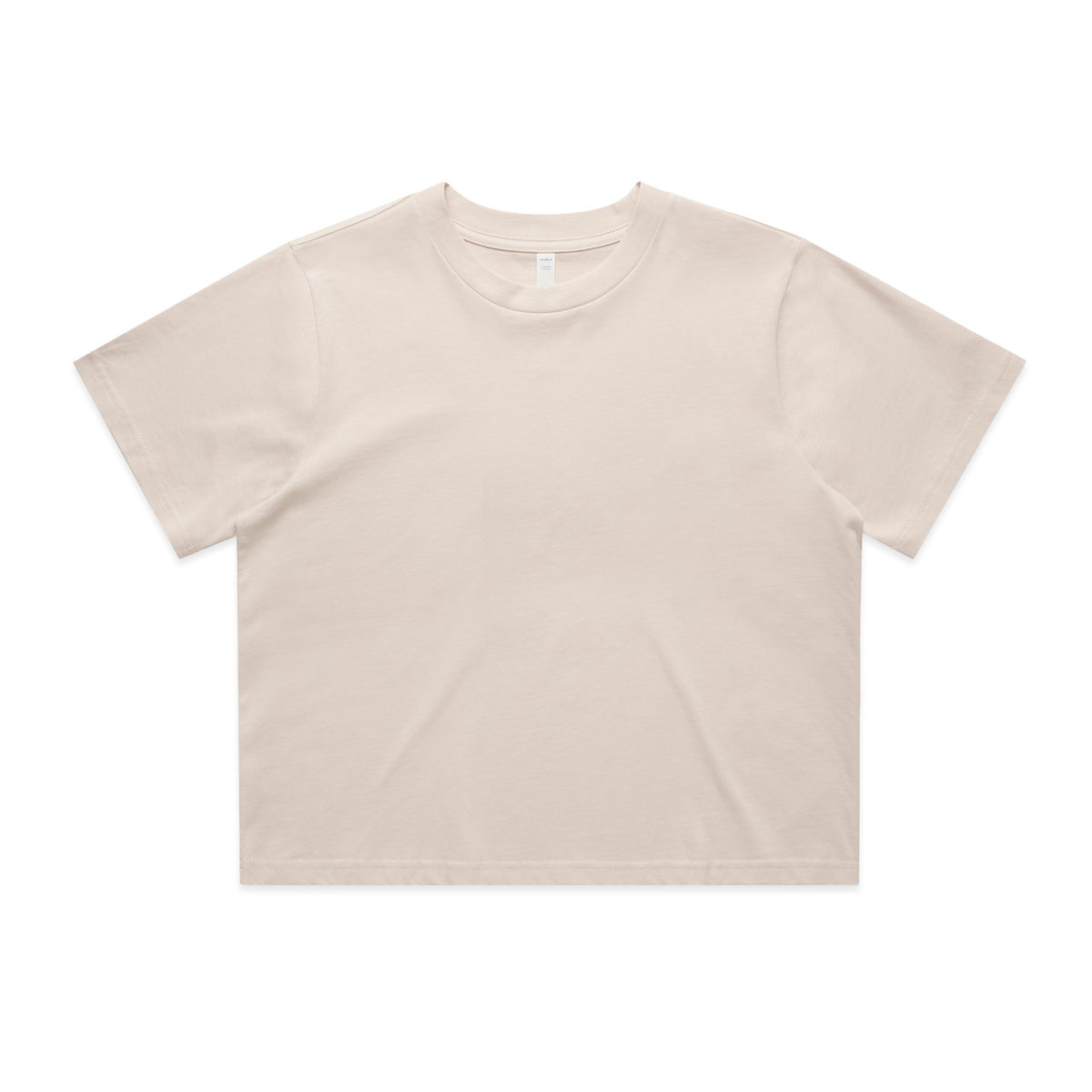 AS Colour Womens Classic Crop Tee 4072 in Bone