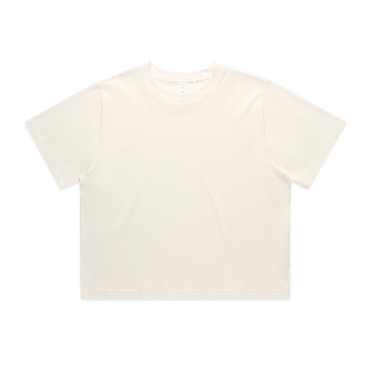 AS Colour Womens Classic Crop Tee 4072 in Ecru