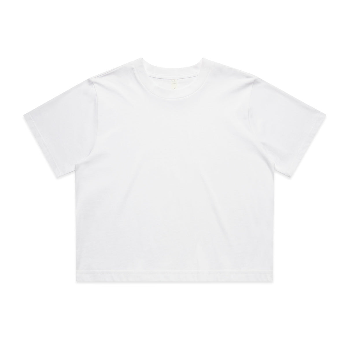 AS Colour Womens Classic Crop Tee 4072 in White