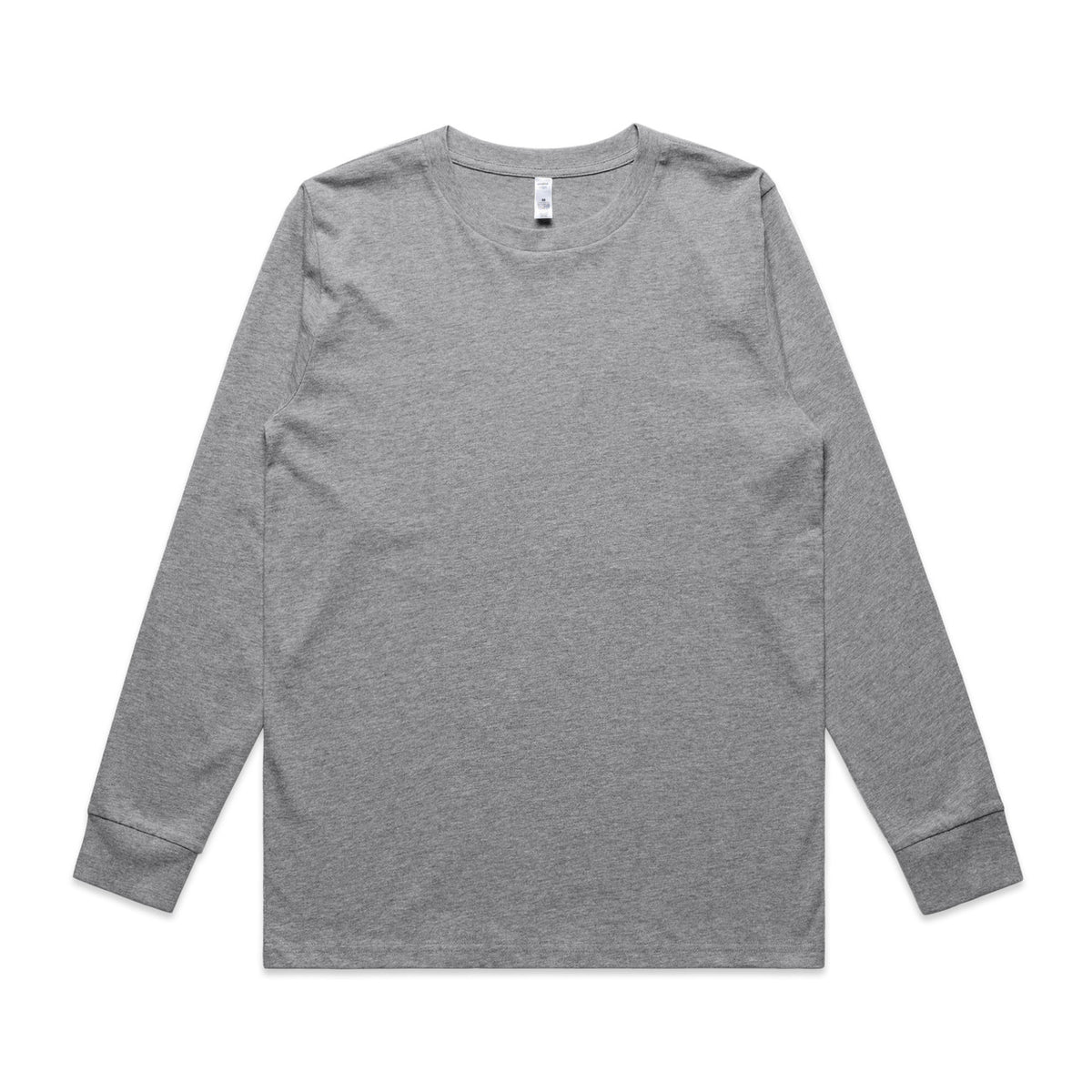 AS Colour Womens Classic Long Sleeve Tee 4073 in Grey Marle