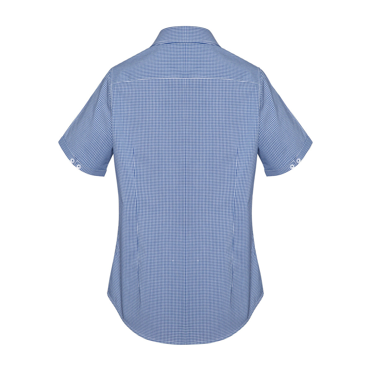 Biz Corporates Newport Womens Short Sleeve Shirt 42512 in French Navy, view 2