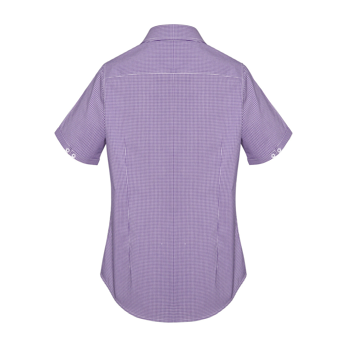 Biz Corporates Newport Womens Short Sleeve Shirt 42512 in Purple Reign, view 2