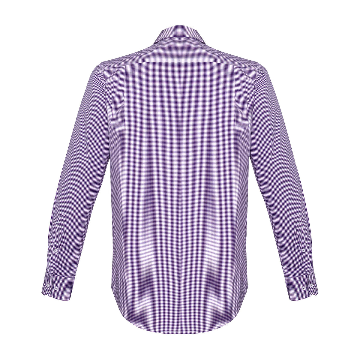 Biz Corporates Newport Mens Long Sleeve Shirt 42520 in Purple Reign, view 2