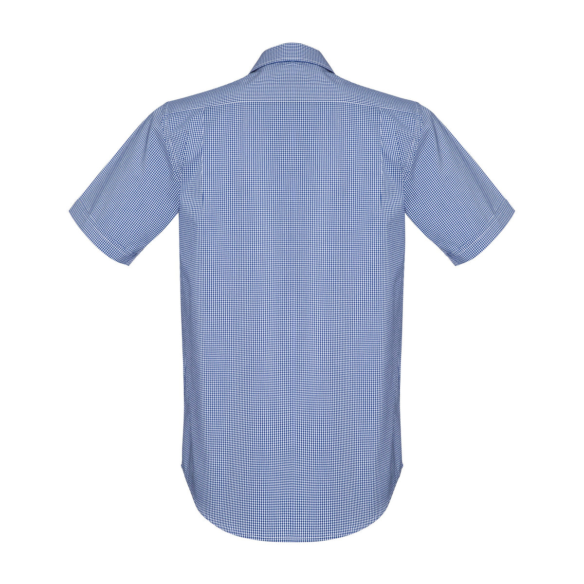 Biz Corporates Newport Mens Short Sleeve Shirt 42522 in French Navy, view 2