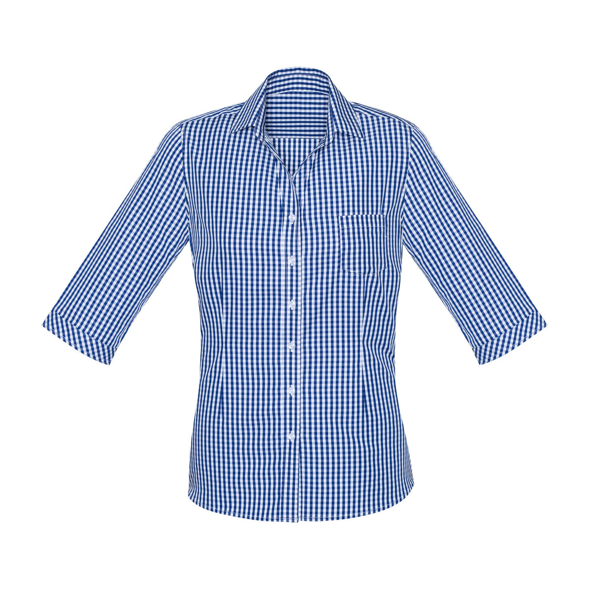 Biz Corporates Springfield Womens 3/4 Sleeve Shirt 43411 in French Navy