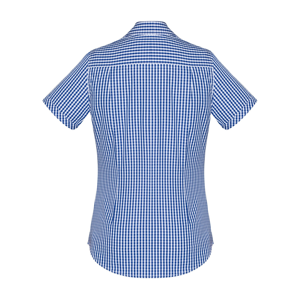 Biz Corporates Springfield Womens Short Sleeve Shirt 43412 in French Navy, view 2