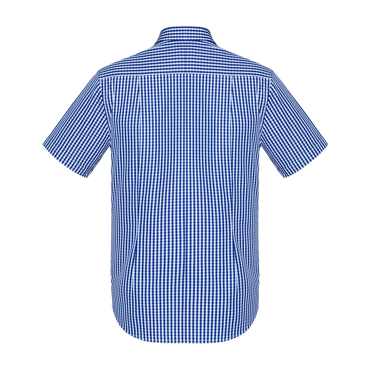 Biz Corporates Springfield Mens Short Sleeve Shirt 43422 in French Navy, view 2