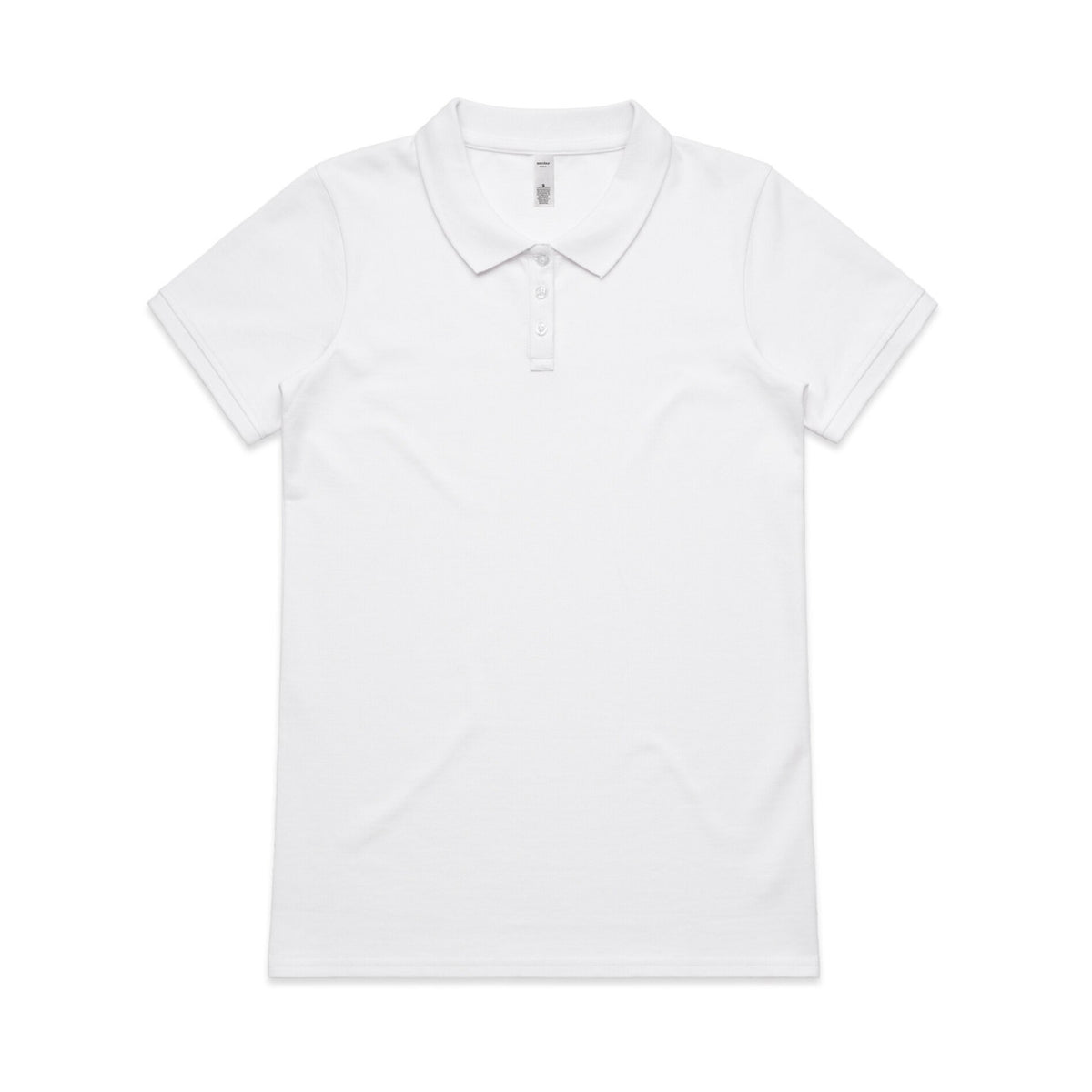 AS Colour Womens Pique Polo 4411 in White