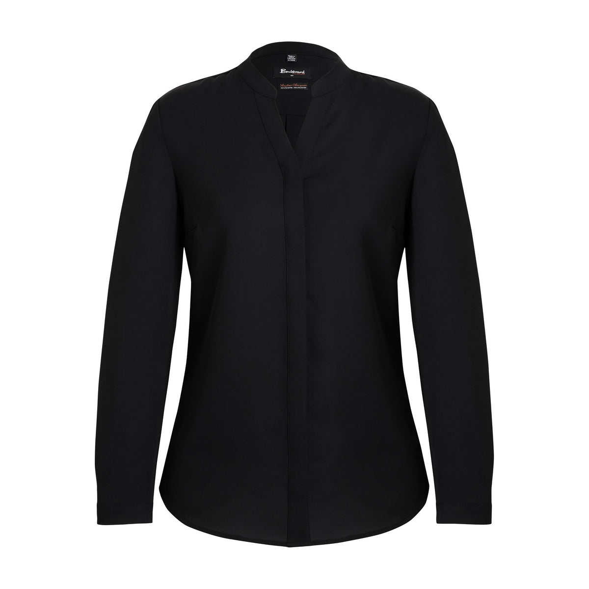 Biz Corporates Juliette Womens Long Sleeve Blouse 44210 in Black