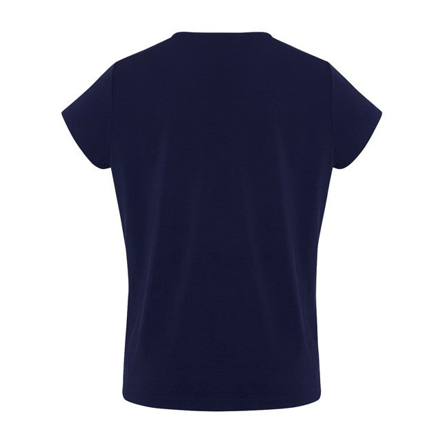 Biz Corporates Blaise Womens Short Sleeve Top 44412 in Navy, view 2