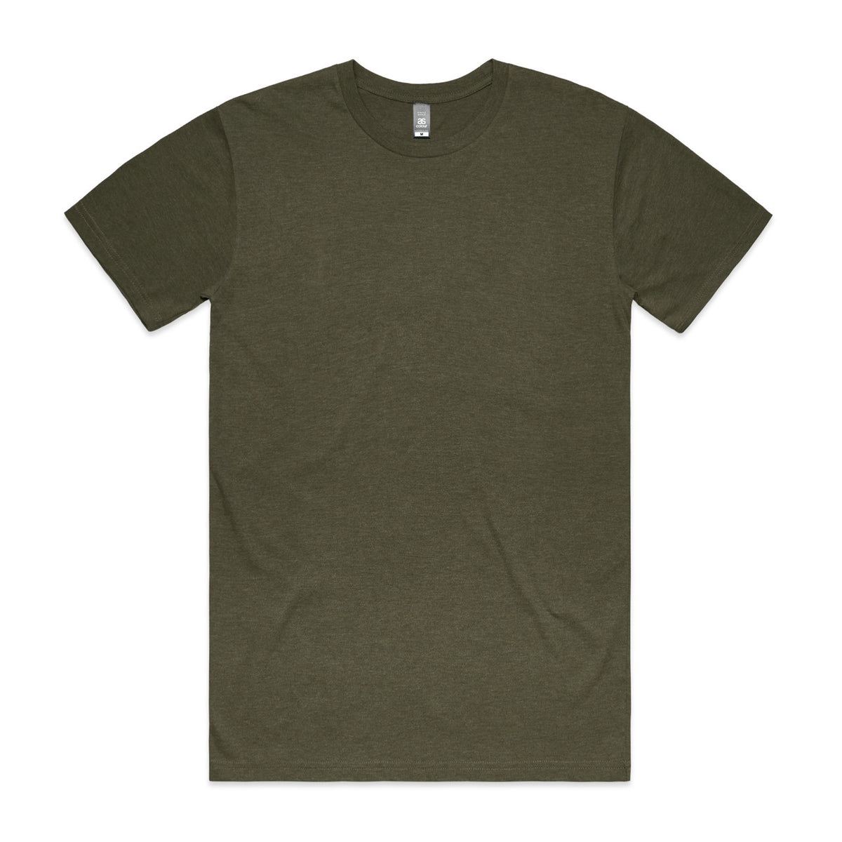 AS Colour Staple Marle Tee 5001M in Army Marle