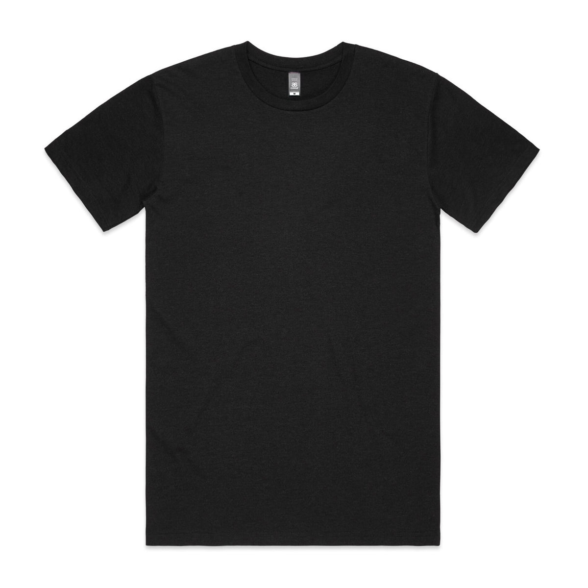 AS Colour Staple Marle Tee 5001M in Black Marle