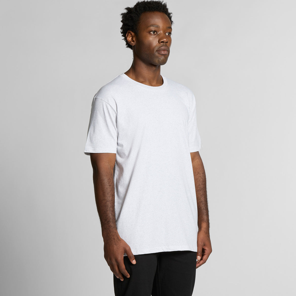 AS Colour Staple Marle Tee 5001M, turned view