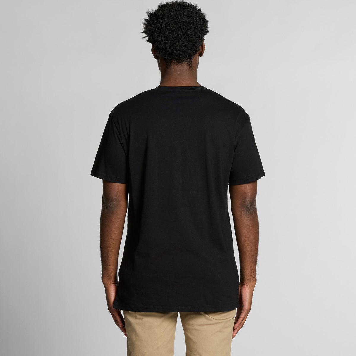 AS Colour Staple V Neck Tee 5001V, back view