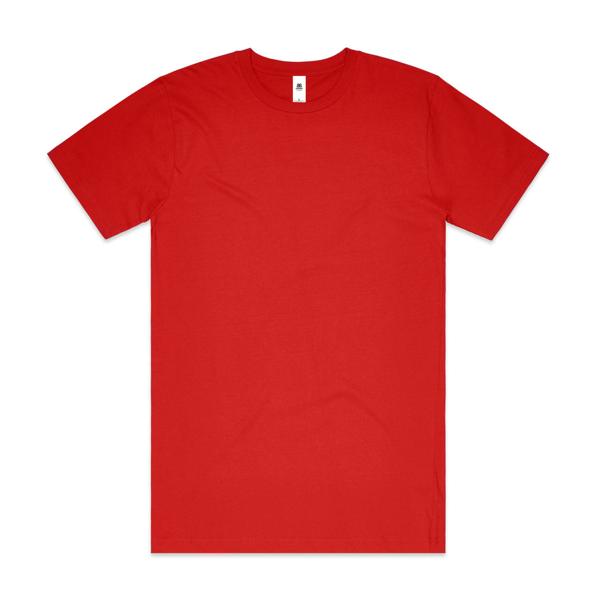 AS Colour Block Tubular Tee 5050T in Red